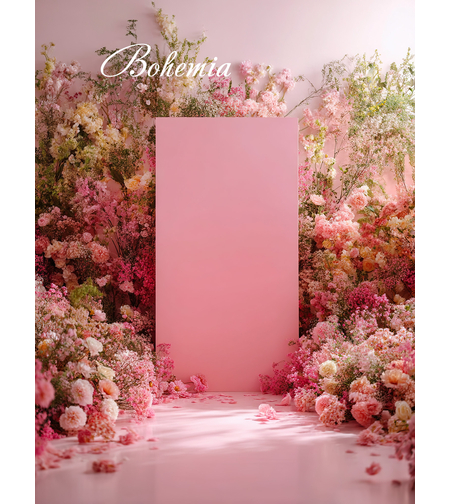 Пролетен фотографски фон с цветя 123