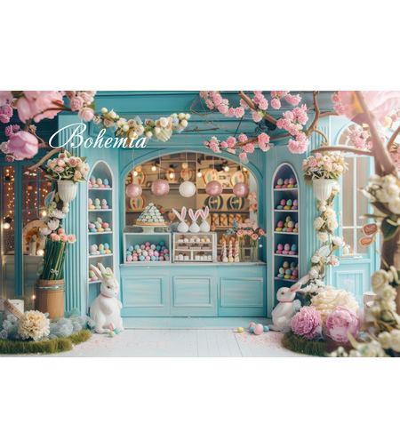 Пролетен Великденски фотографски фон 75