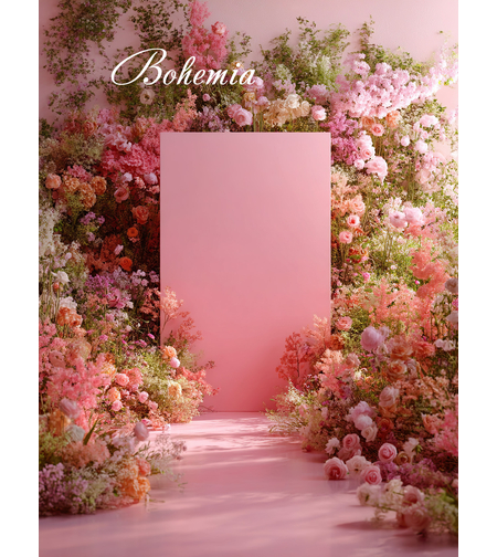 Пролетен фотографски фон с цветя 113