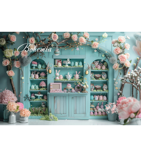 Пролетен Великденски фотографски фон 73