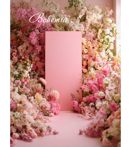 Пролетен фотографски фон с цветя 114