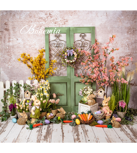 Пролетен Великденски фотографски фон 40