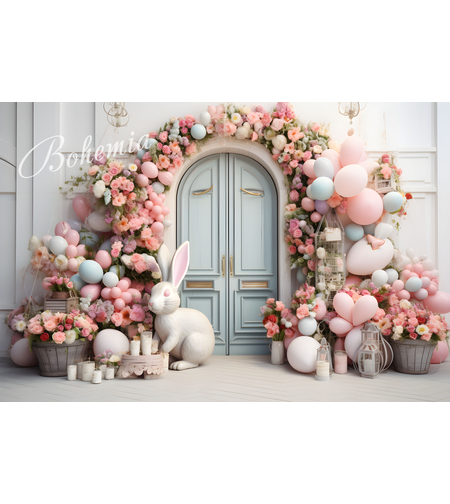Пролетен Великденски фотографски фон 43