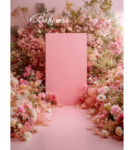 Пролетен фотографски фон с цветя 50