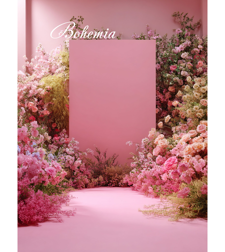 Пролетен фотографски фон с цветя 139