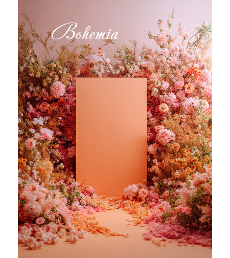 Пролетен фотографски фон с цветя 132