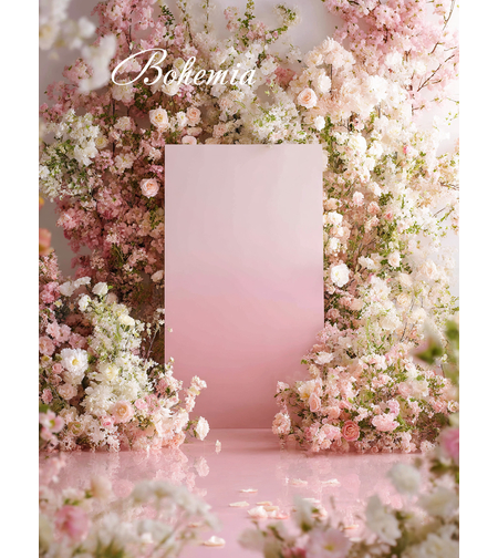 Пролетен фотографски фон с цветя 73