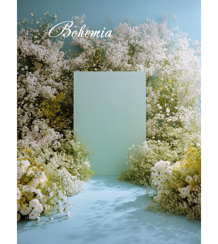 Пролетен фотографски фон с цветя 72