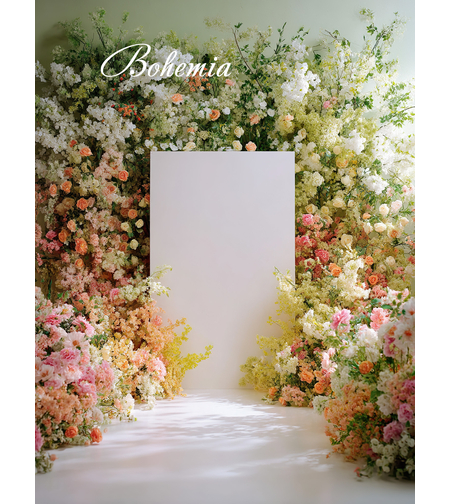 Пролетен фотографски фон с цветя 128