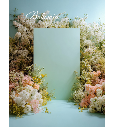 Пролетен фотографски фон с цветя 156