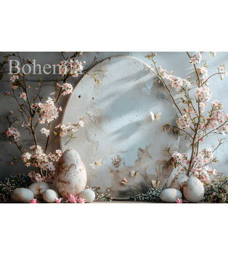 Пролетен Великденски фотографски фон 17