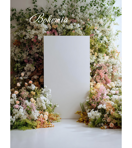 Пролетен фотографски фон с цветя 152