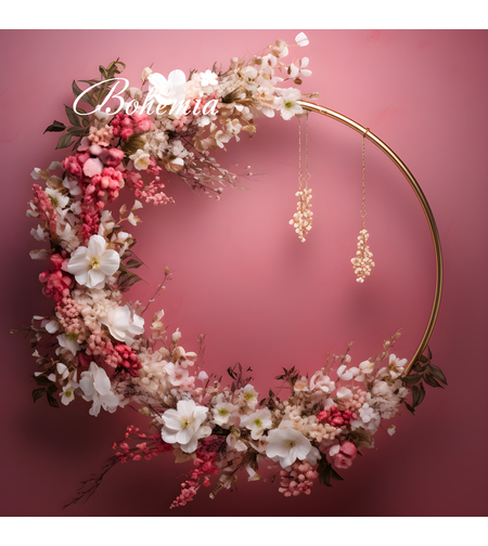 Пролетен фотографски фон с цветя 48