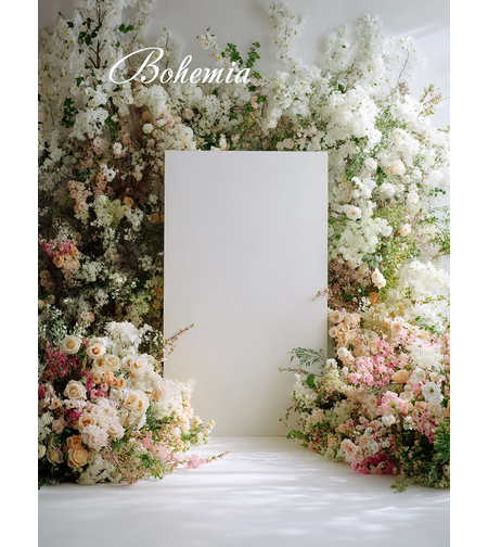 Пролетен фотографски фон с цветя 157