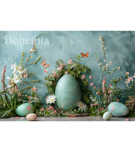 Пролетен Великденски фотографски фон 06