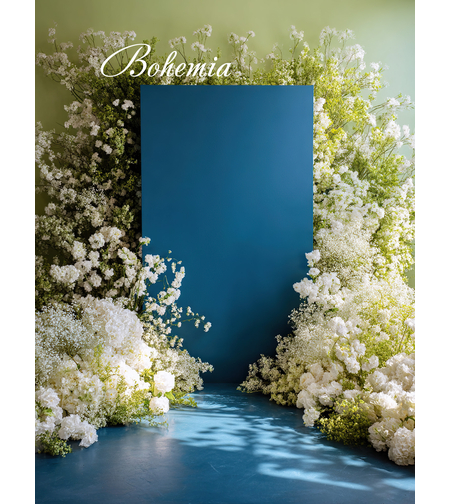 Пролетен фотографски фон с цветя 92