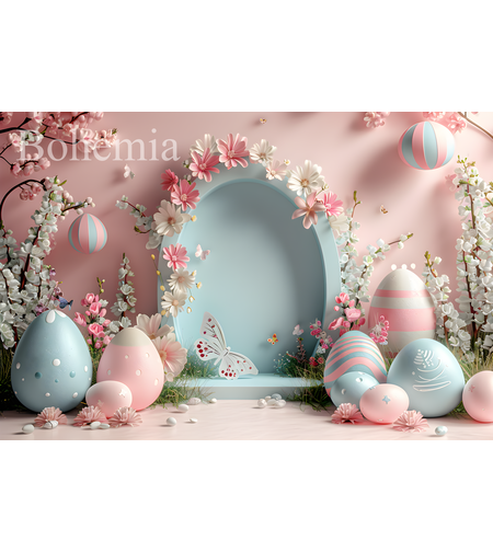 Пролетен Великденски фотографски фон 32