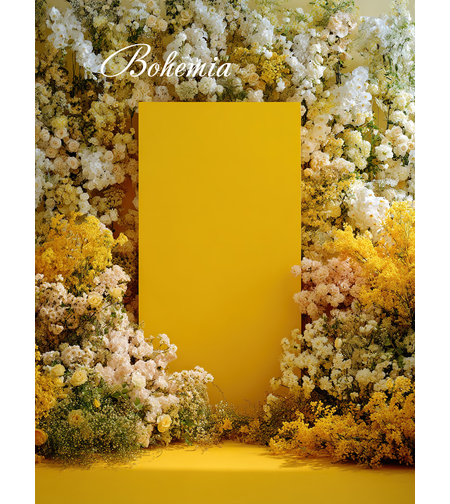 Пролетен фотографски фон с цветя 75