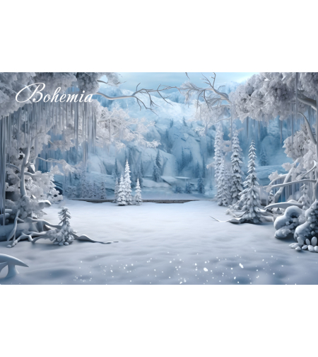Коледен фон - пейзаж 33