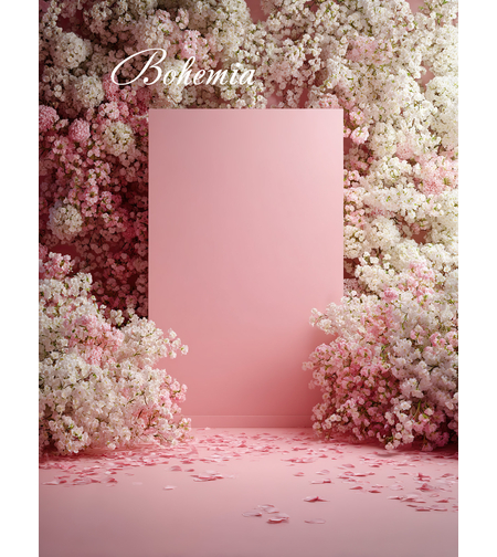 Пролетен фотографски фон с цветя 155