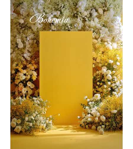 Пролетен фотографски фон с цветя 96