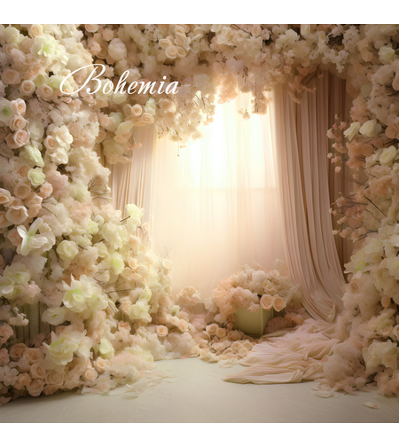 Пролетен фотографски фон с цветя 26