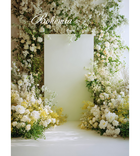 Пролетен фотографски фон с цветя 71