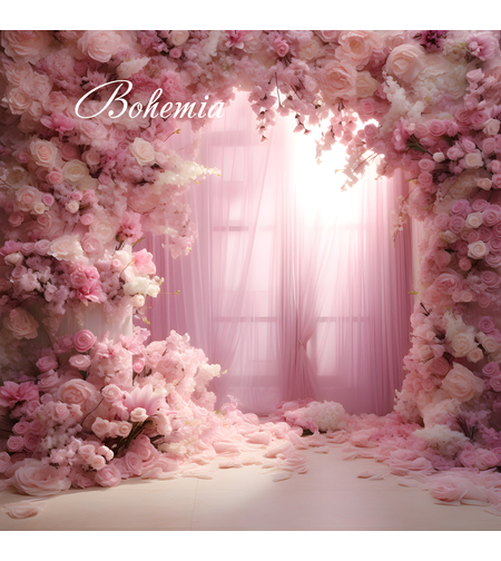 Пролетен фотографски фон с цветя 20