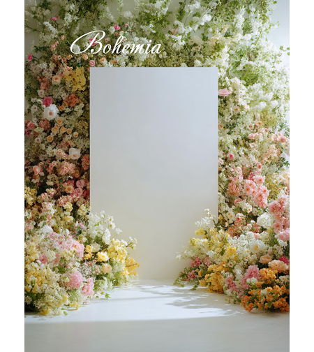 Пролетен фотографски фон с цветя 66