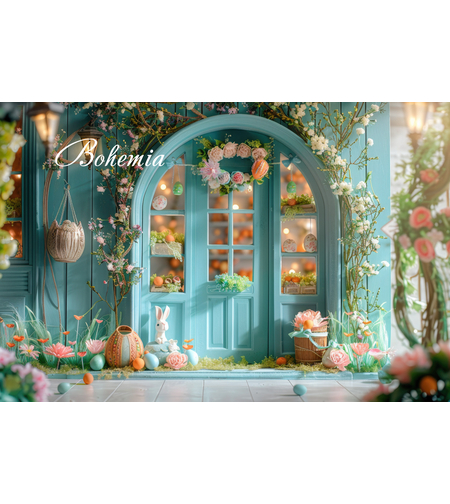 Пролетен Великденски фотографски фон 60