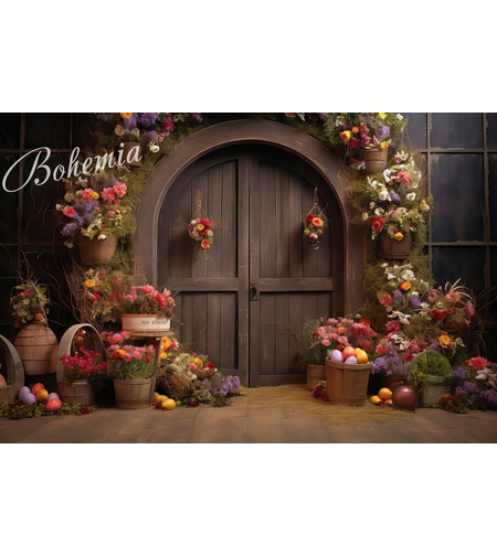 Пролетен Великденски фотографски фон 02