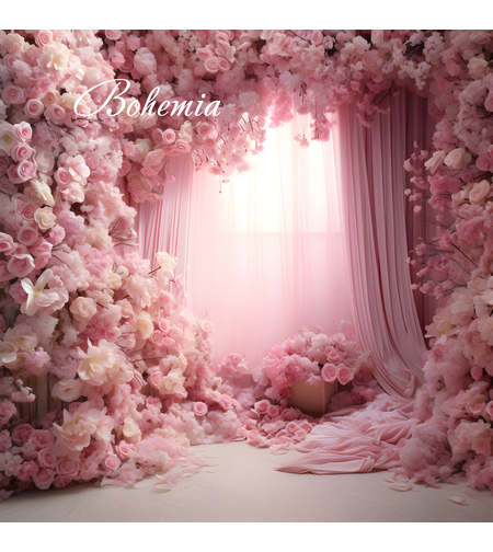 Пролетен фотографски фон с цветя 11