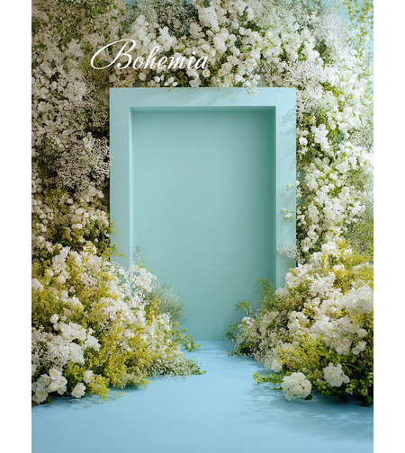 Пролетен фотографски фон с цветя 153