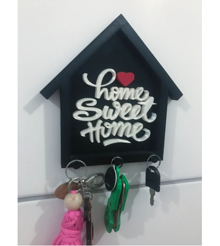 Стенна закачалка за ключове – Къща