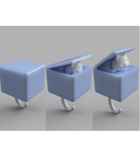 Стенна закачалка за ключове – котешки дизайн 🐾