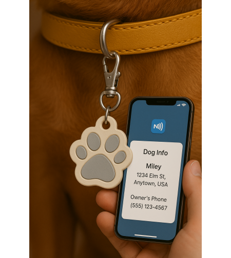 Смарт Ключодържател с Лапа и NFC