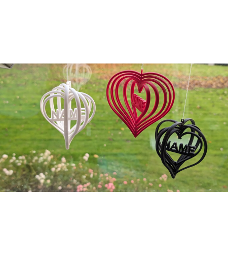 Персонализирано Въртящо се Сърце