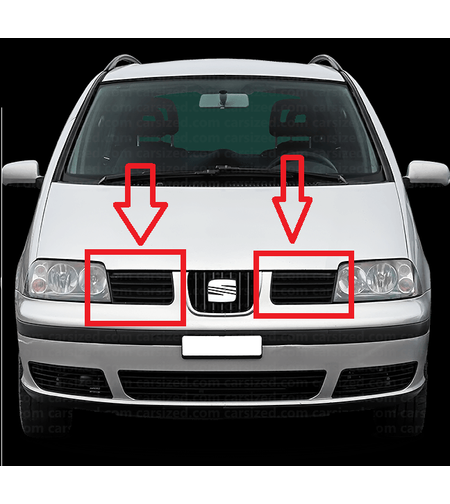 Горна Решетка над Бронята Seat Alhambra