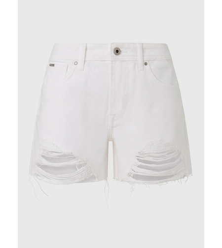Pepe Jeans бели дънкови къси панталони • 29