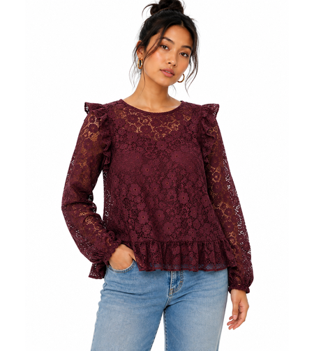 Vero Moda дантелена блуза • M