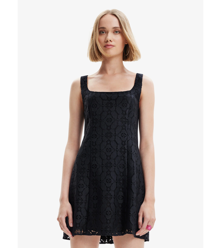 Desigual Newcastle Дантелена рокля • L