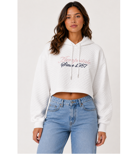 AÉROPOSTALE Cropped суичър • XL