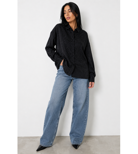 Vero Moda жакардова oversized риза • M
