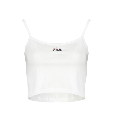 Fila White Crop Top  - L