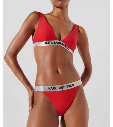 Karl Lagerfeld Logo Bikini Bottom • S