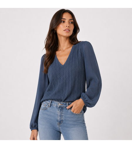 Vero Moda блуза Dark Denim • M