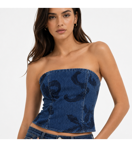 Vero Moda Деним бюстие • M