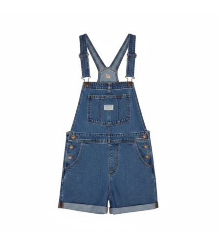 Levi’s Vintage Denim Dungaree Shorts • XS
