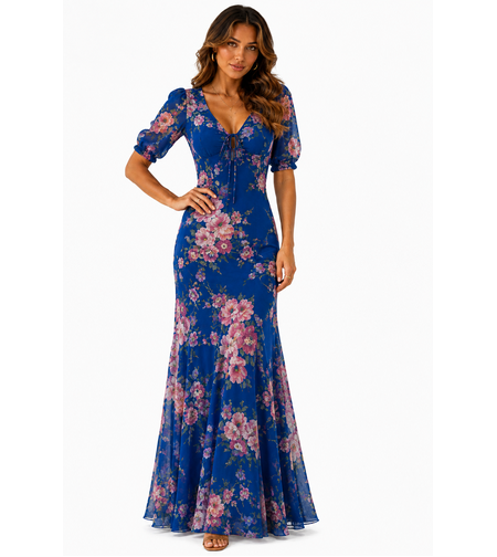 ASOS DESIGN флорална рокля • XS