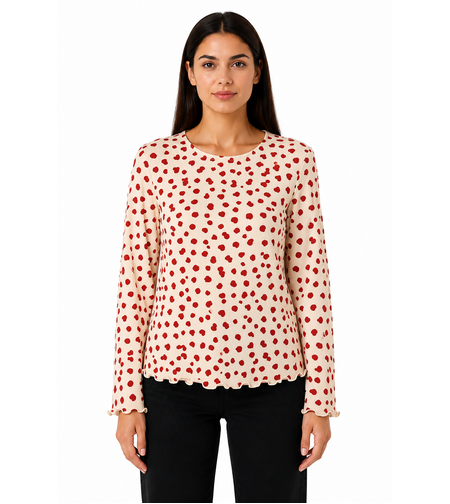 Vero Moda блуза със сърца • M